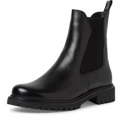 schwarze Damen Stiefeletten von TAMARIS mit Profilsohle