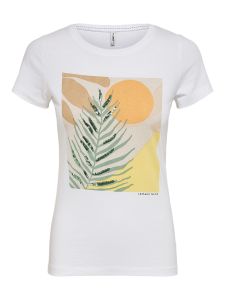 Damen T-Shirt mit Rundhalsausschnitt