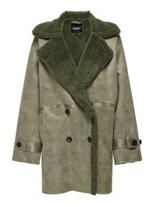 Damen Mantel ONLYLVA BONDED SHERPA COAT CC OTW