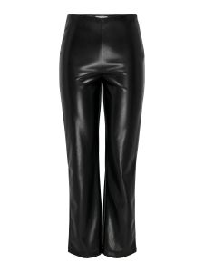 Damen Hose ONLZETA HW FAUX LEA STRAIGHT CC PANT PNT