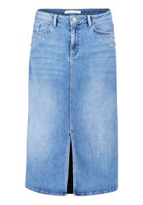 Damen Jeansrock mittellang